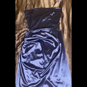 Fashion Nova Navy Blue Dress